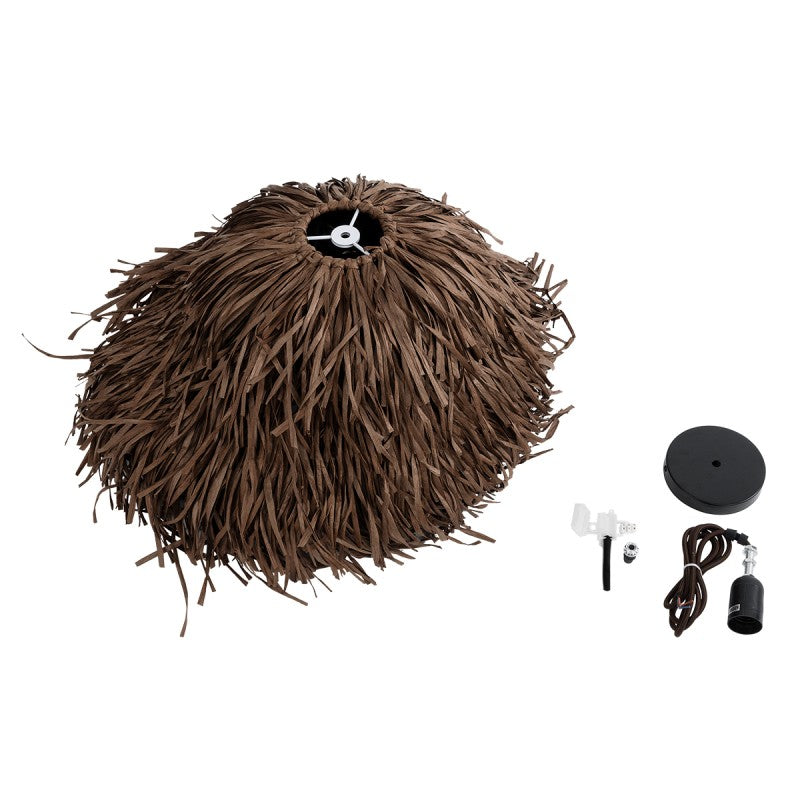 Raffia Pendant Lamp 50cm