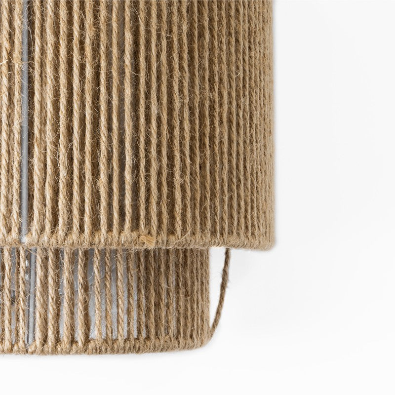 BOHO JUTE ROPE WALL LAMP