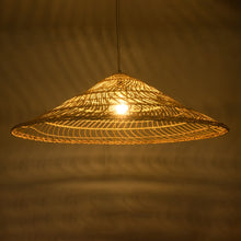 Charger l'image dans la galerie, CEILING LAMP RATTAN 100X100X30 NATURAL