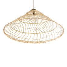 Charger l'image dans la galerie, CEILING LAMP RATTAN 100X100X30 NATURAL