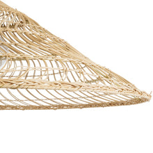 Charger l'image dans la galerie, CEILING LAMP RATTAN 100X100X30 NATURAL