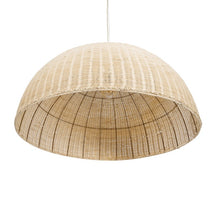 Load image into Gallery viewer, PENDANT LAMP RATTAN 120X120X60 NATURAL