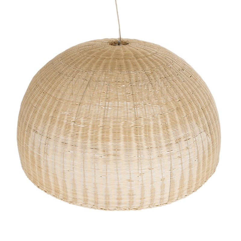 PENDANT LAMP RATTAN 120X120X60 NATURAL