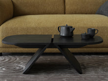 Load image into Gallery viewer, Coffee Table -AVIO- Colour Black Oak 100 x 54 cm