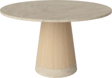 Load image into Gallery viewer, Piro Dining Table marble top Ø125 cm