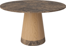 Load image into Gallery viewer, Piro Dining Table marble top Ø125 cm