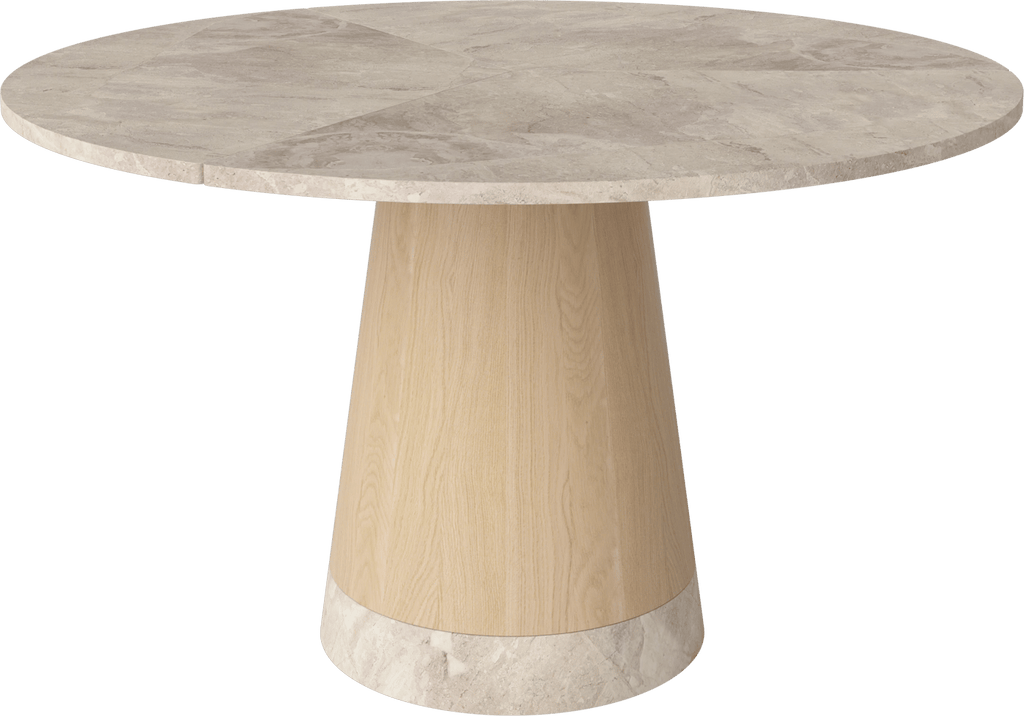 Piro Dining Table marble top Ø125 cm