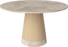Load image into Gallery viewer, Piro Dining Table marble top Ø125 cm