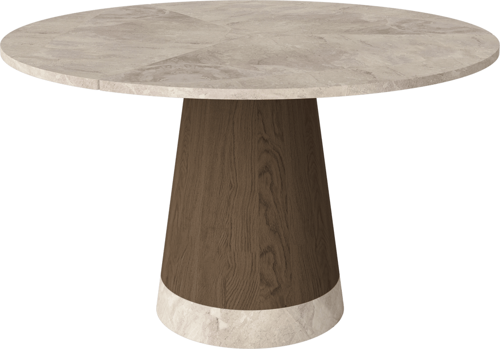Piro Dining Table marble top Ø125 cm