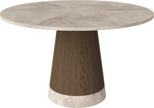 Load image into Gallery viewer, Piro Dining Table marble top Ø125 cm