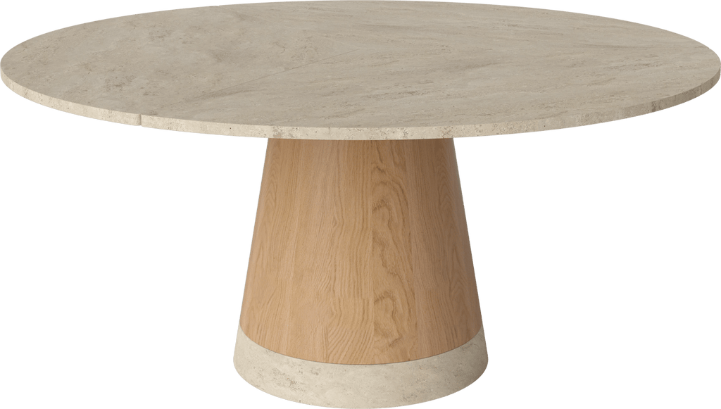 Piro Dining Table Ø160 cm - marble top