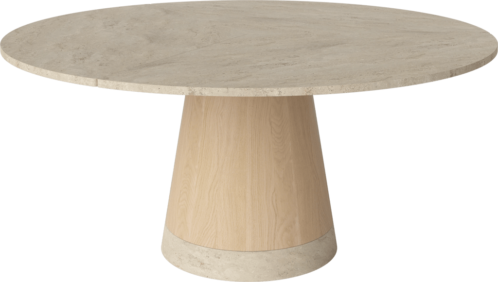 Piro Dining Table Ø160 cm - marble top