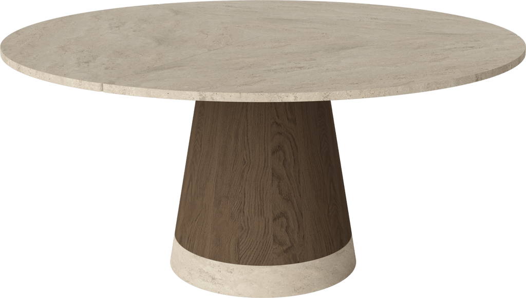 Piro Dining Table Ø160 cm - marble top