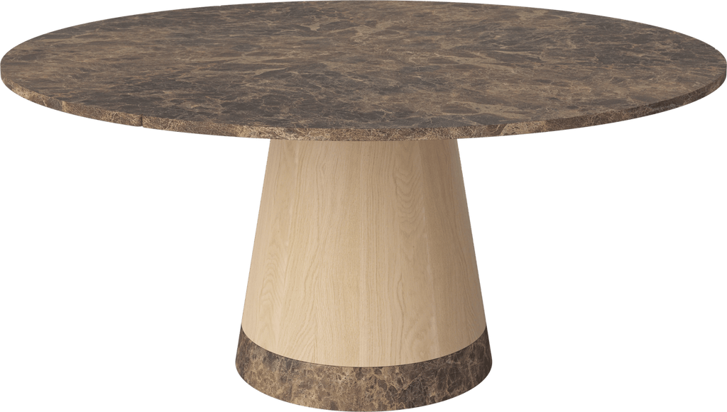 Piro Dining Table Ø160 cm - marble top