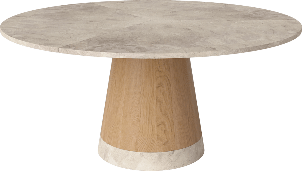 Piro Dining Table Ø160 cm - marble top