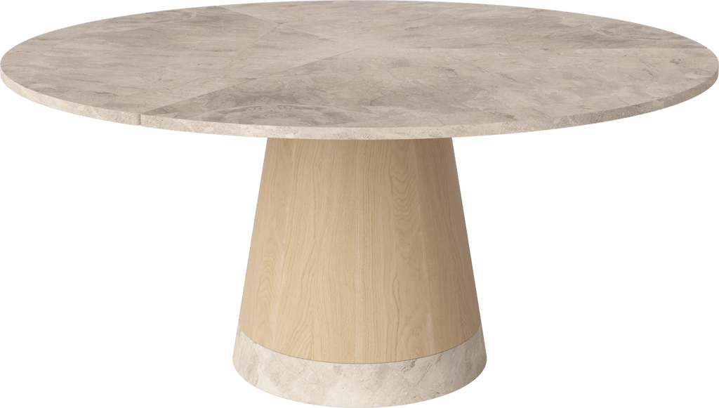 Piro Dining Table Ø160 cm - marble top