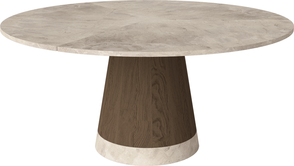 Piro Dining Table Ø160 cm - marble top