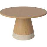 Piro Coffee Table Veneer Top Ø60 cm