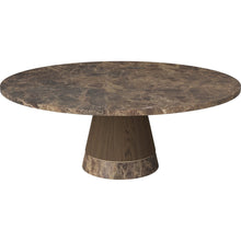 Cargar imagen en el visor de la galería, Piro Coffee Table Marble Top Ø90 cm