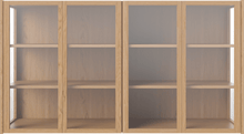Carica l'immagine nel visualizzatore di Gallery, Cana Glass Highboard - 4 Doors - Wall Mounted