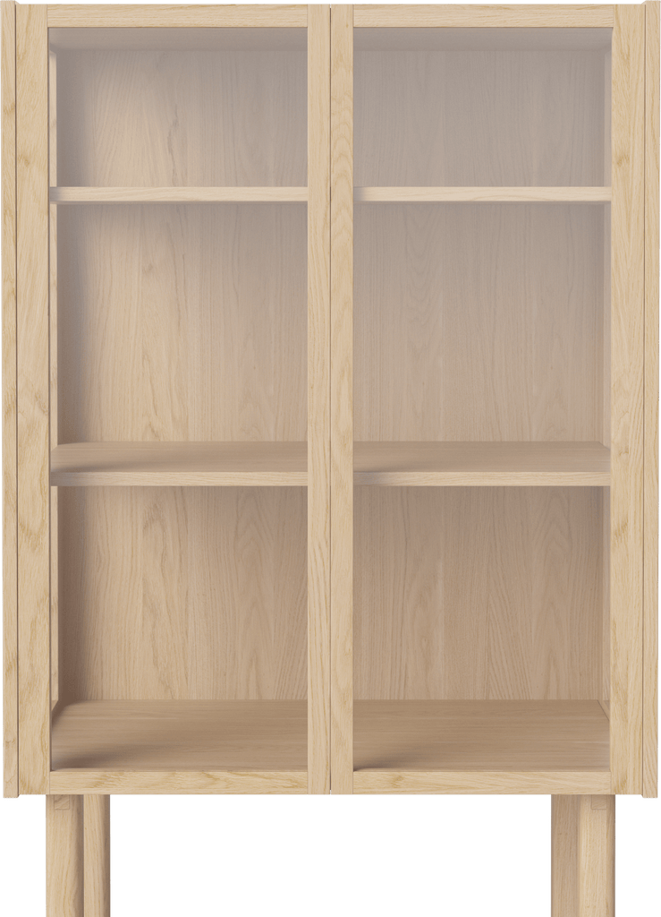 Cana Glass Highboard - 2 Doors