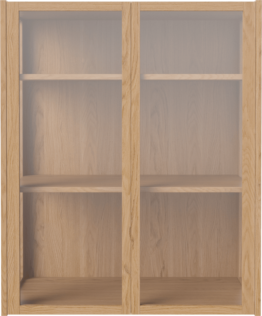 Cana Glass Highboard - 2 Doors - Wall Mounted