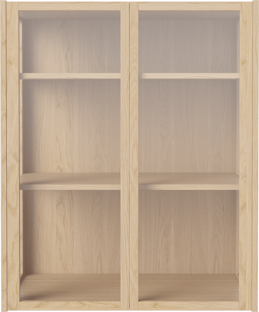 Cana Glass Highboard - 2 Doors - Wall Mounted
