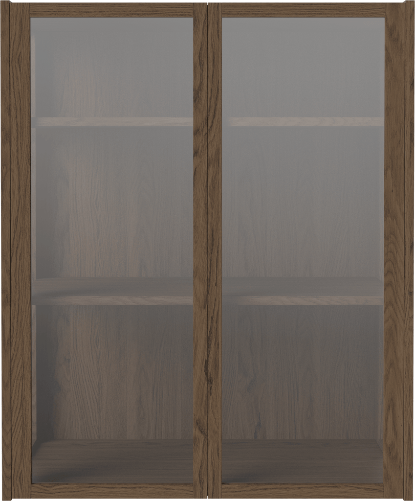 Cana Glass Highboard - 2 Doors - Wall Mounted