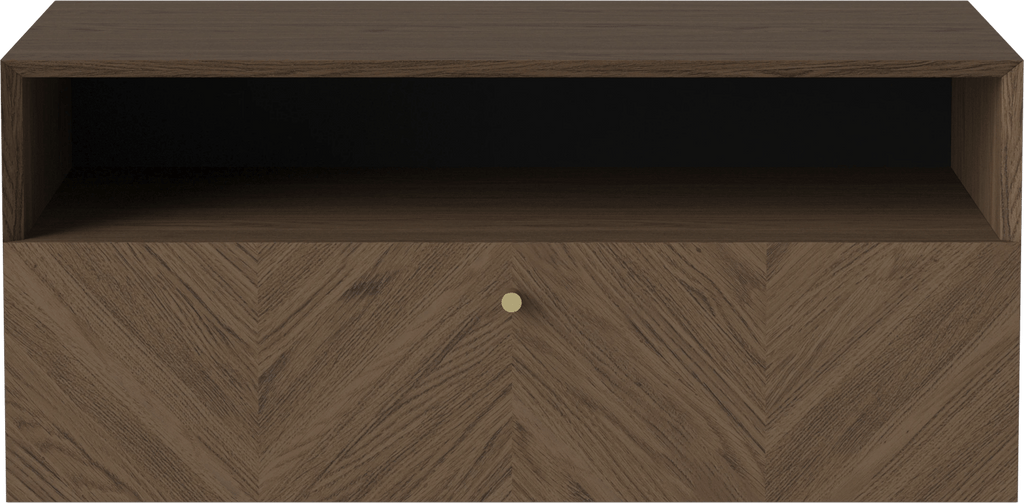 Luxe Dresser 1 Drawer, Wall Mounted