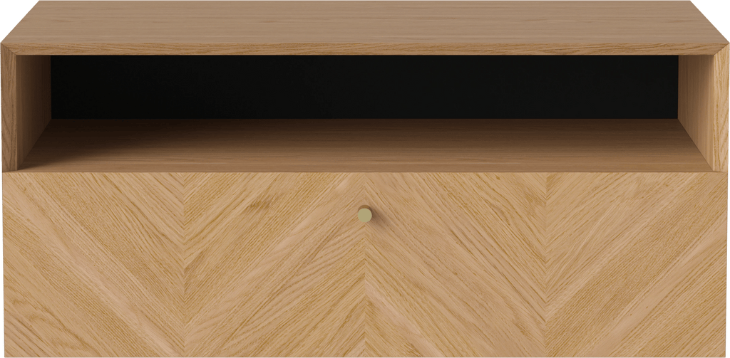 Luxe Dresser 1 Drawer, Wall Mounted