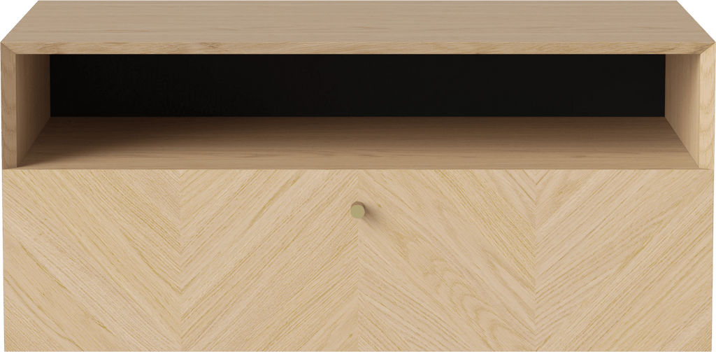 Luxe Dresser 1 Drawer, Wall Mounted