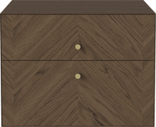 Carica l'immagine nel visualizzatore di Gallery, Luxe Night Table 2 Drawers, Wall Mounted