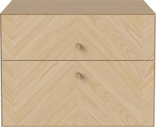 Carica l'immagine nel visualizzatore di Gallery, Luxe Night Table 2 Drawers, Wall Mounted