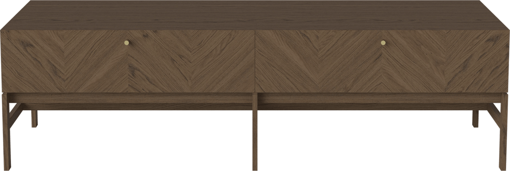 Luxe HiFi Sideboard - Wooden Doors