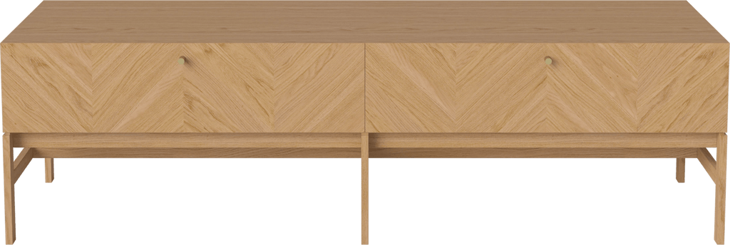 Luxe HiFi Sideboard - Wooden Doors