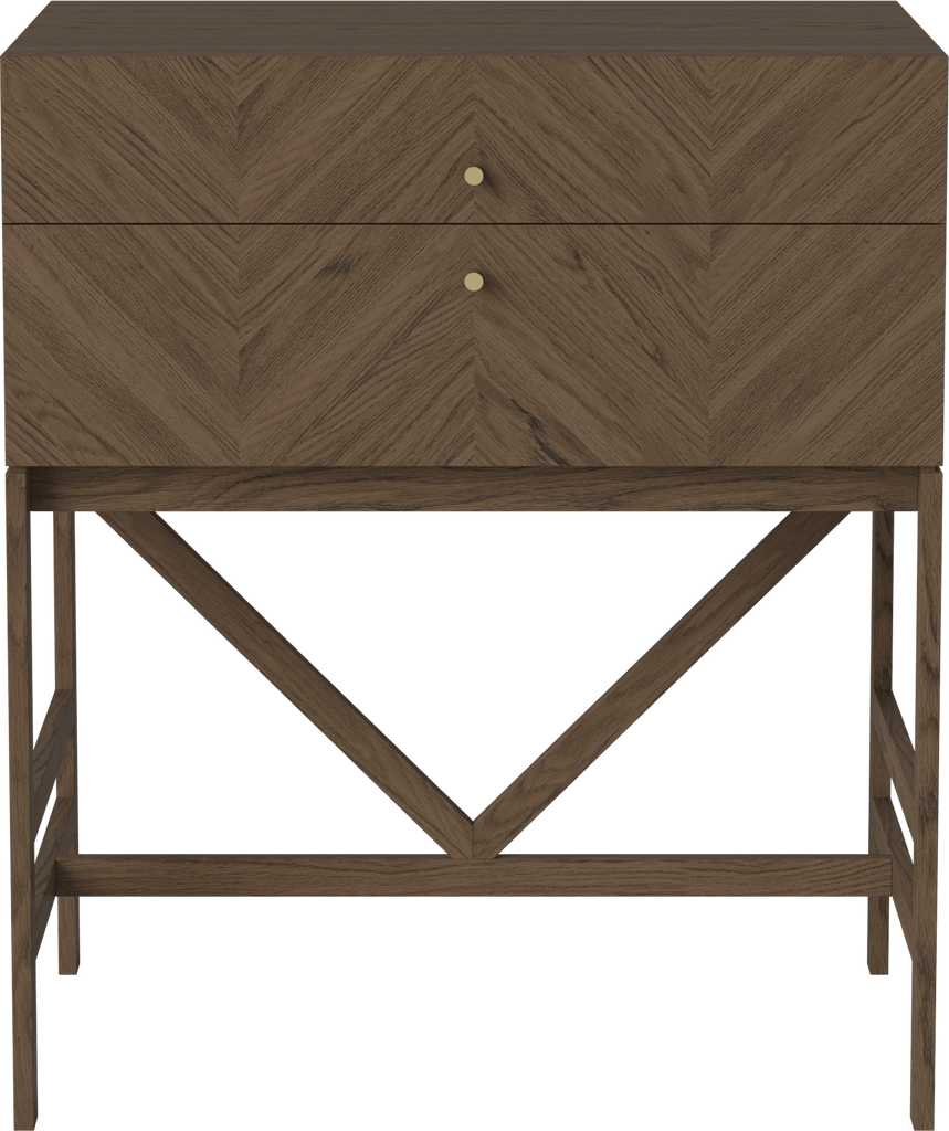Luxe 2 Drawer Cabinet