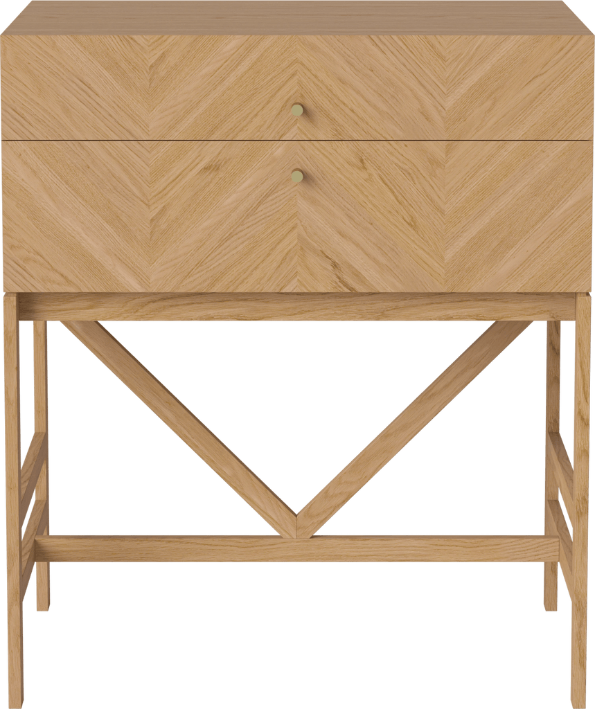 Luxe 2 Drawer Cabinet