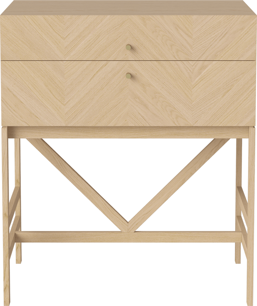 Luxe 2 Drawer Cabinet