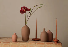 Load image into Gallery viewer, Vase -CEOLA- Colour Amber Brown Size H 19 cm