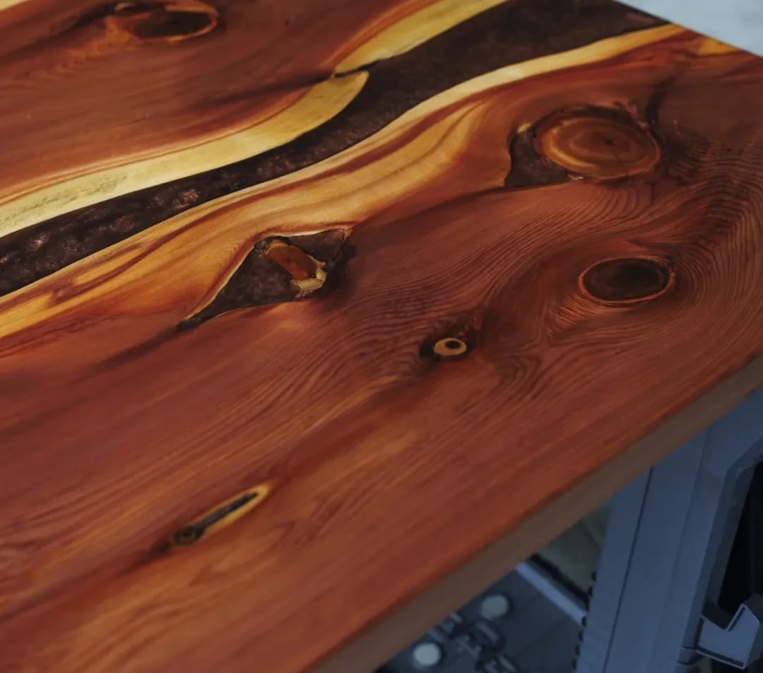 Copper and pine wood slap