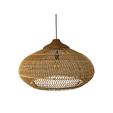 Load image into Gallery viewer, Pendant Light Rattan - 61x61x37 - Natural - Rattan/teak