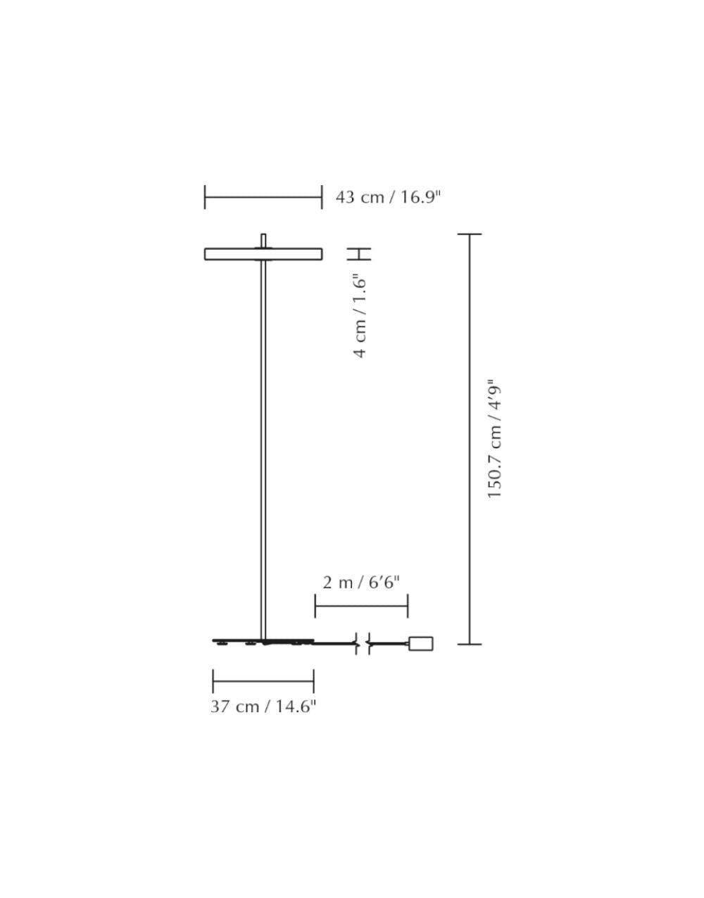Asteria Floor PMMA Diffuser
