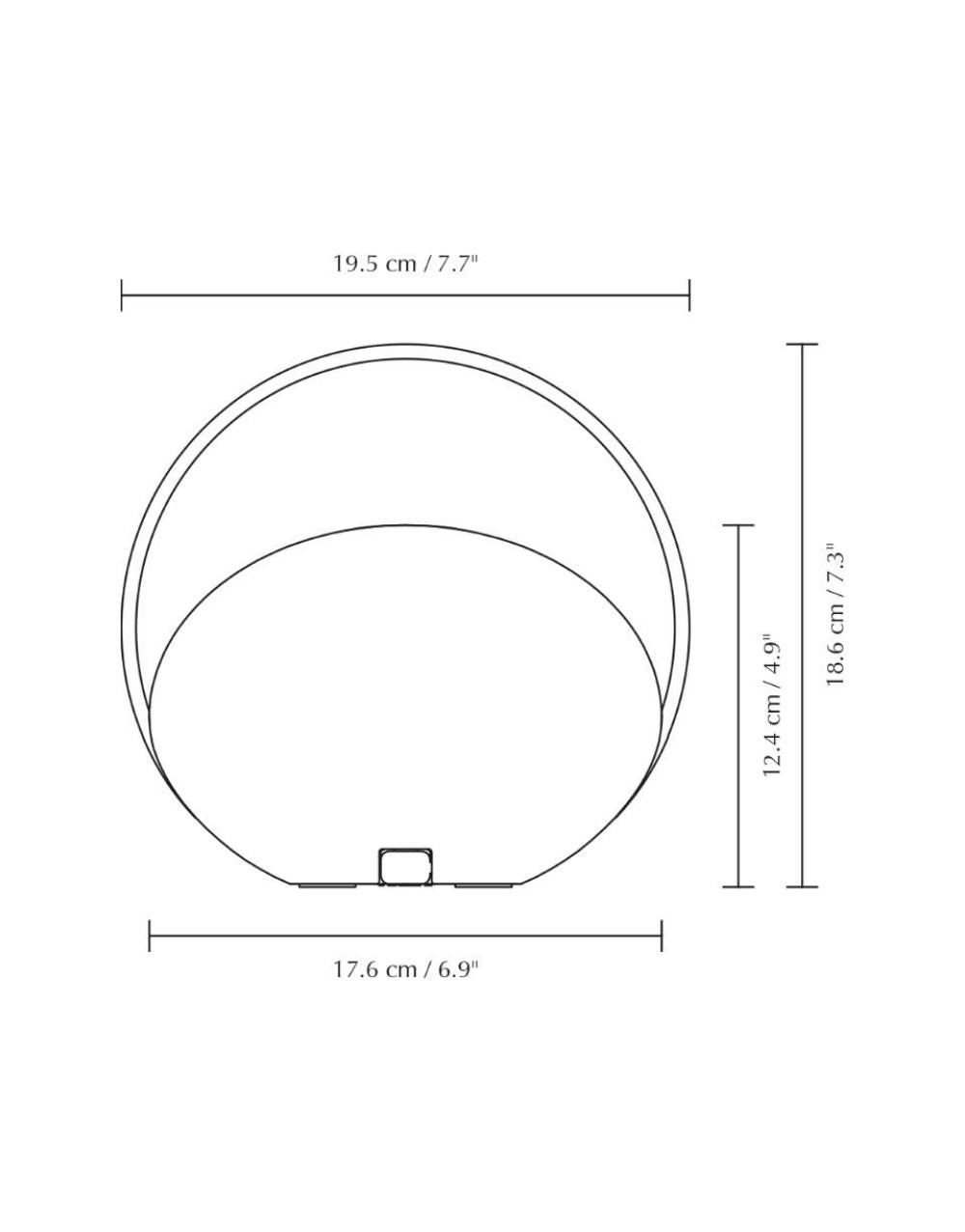 Orbit O 19,5 x 18,6 cm