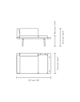 Lounge Around 1½-Seater