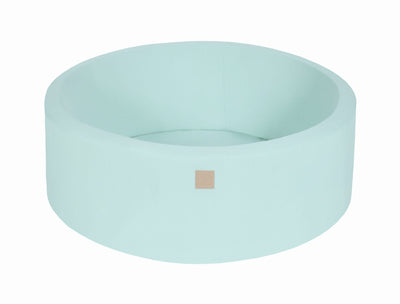 Baby Foam Round Ball Pit 90x30cm without Balls Certified, Cotton, Mint
