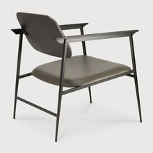 Charger l&#39;image dans la galerie, DC lounge chair Olive Green Leather