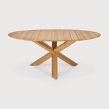 Circle outdoor dining table