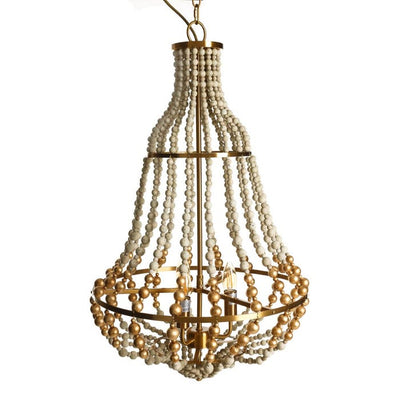 GOLD METAL / GLASS CEILING LAMP 55 X 55 X 101 CM