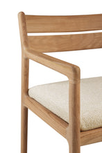 Load image into Gallery viewer, Jack outdoor dining chair with cushion natural