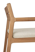 Load image into Gallery viewer, Jack outdoor dining chair with cushion natural